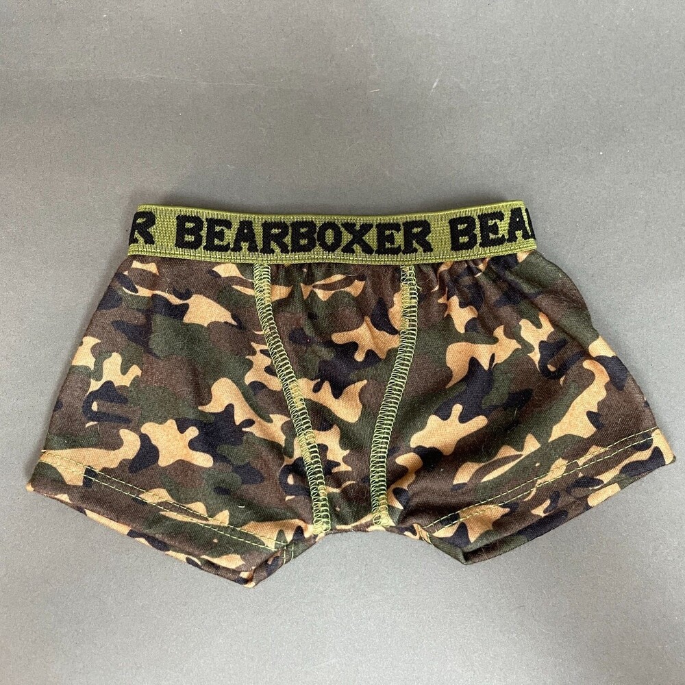 Build a Bear Bearboxer BABW Boxer Briefs Camo Camouflage